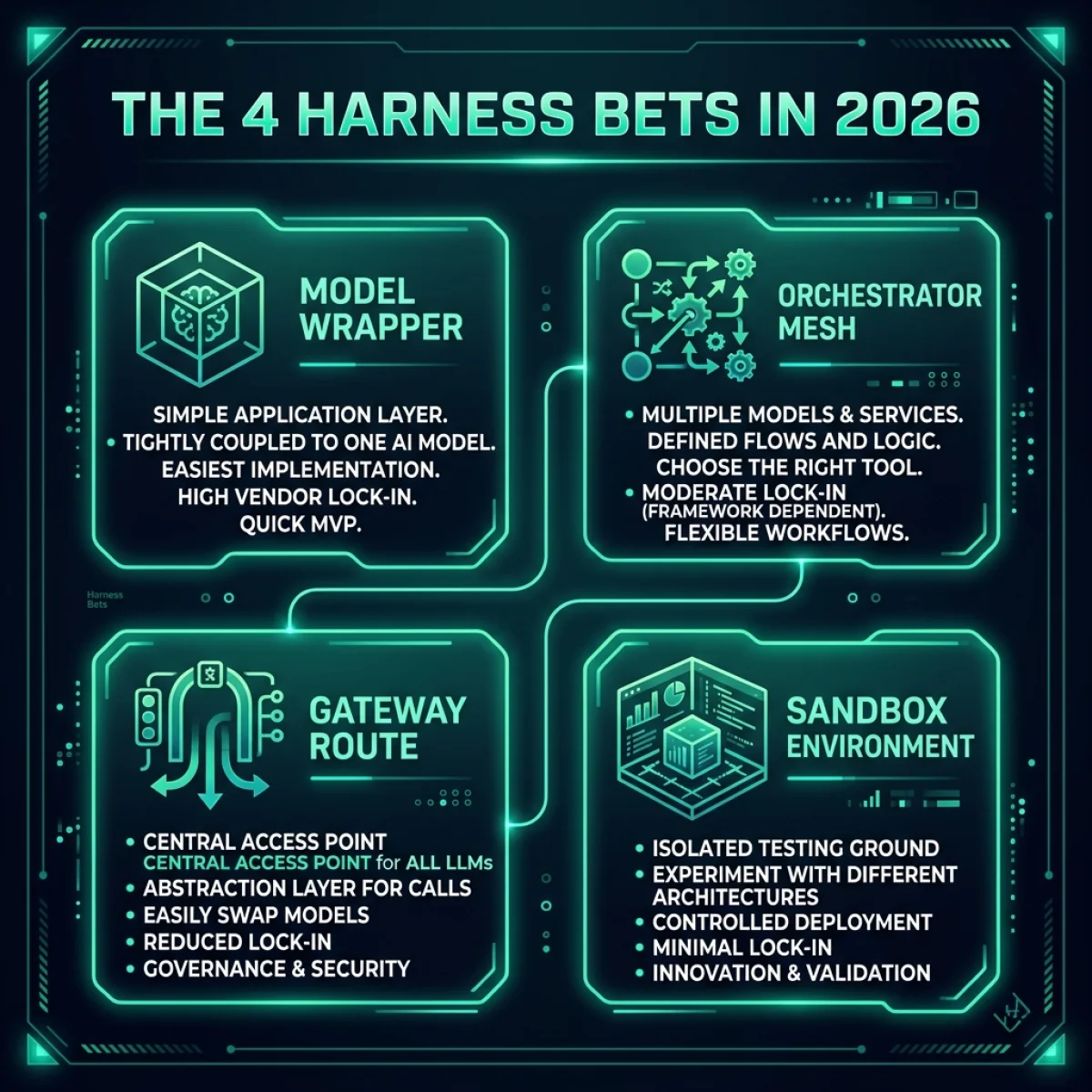 2027-2030 Harness Evolution Roadmap Infographic