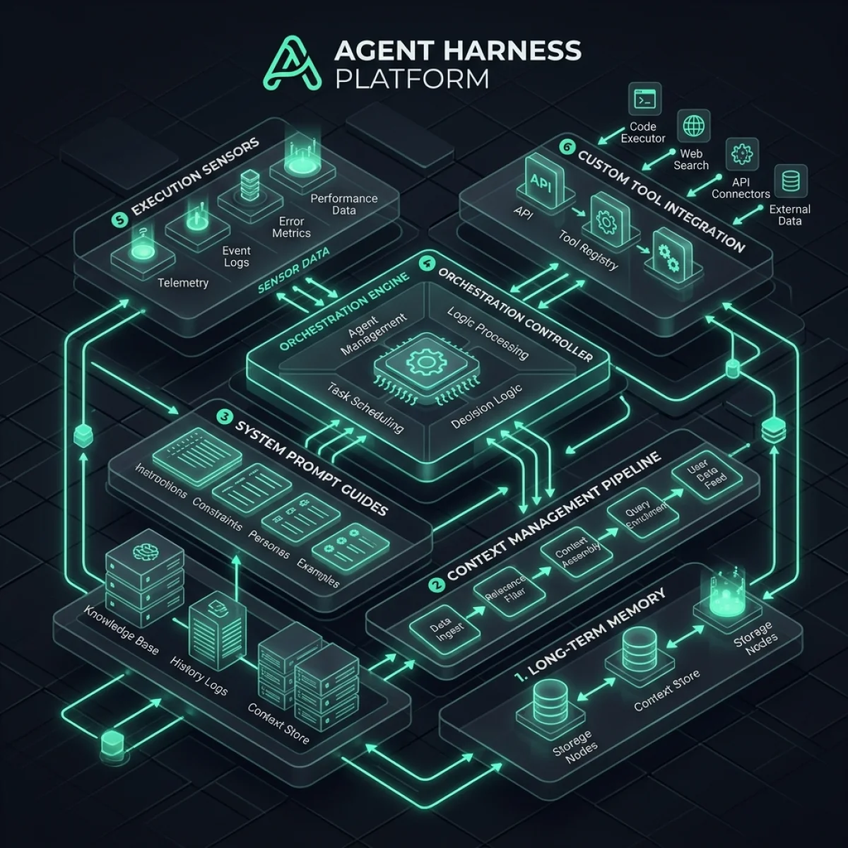 Agent Harness System Architecture Diagram