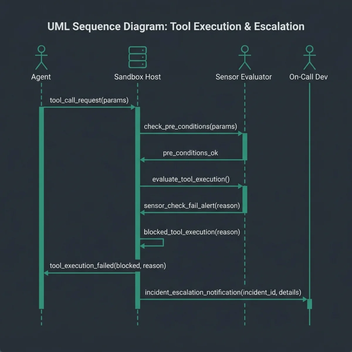 Escalation Sequence Diagram