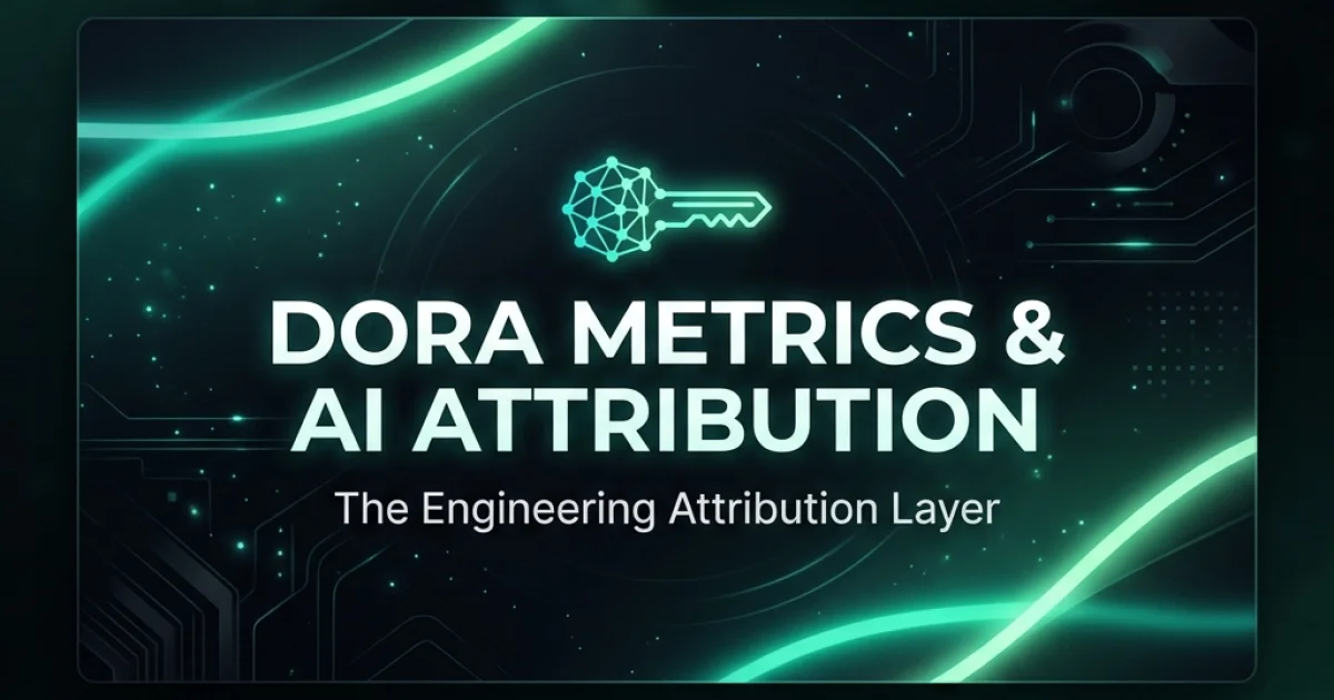 DORA Is Not Enough in 2026 — The AI Attribution Layer Engineering Leaders Actually Need