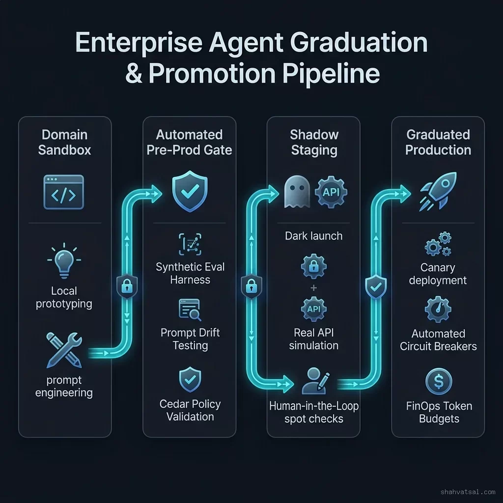 Enterprise Agent Graduation and Promotion Pipeline