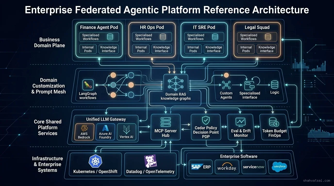 Enterprise Federated Agentic Platform Reference Architecture
