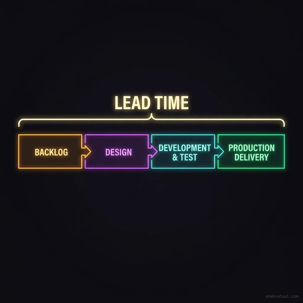 Lead Time Stages Map Timeline