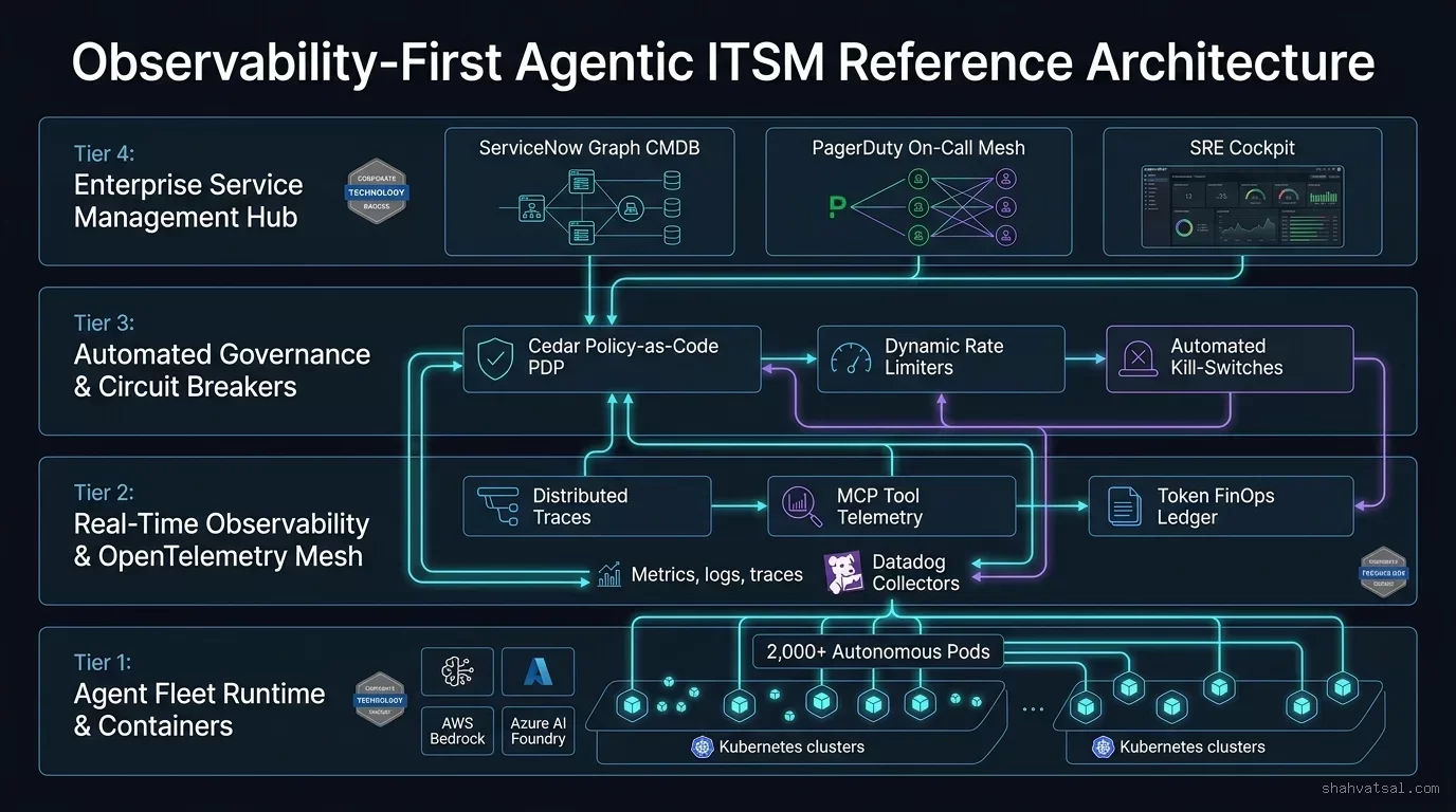 Observability-First Agentic ITSM Reference Architecture
