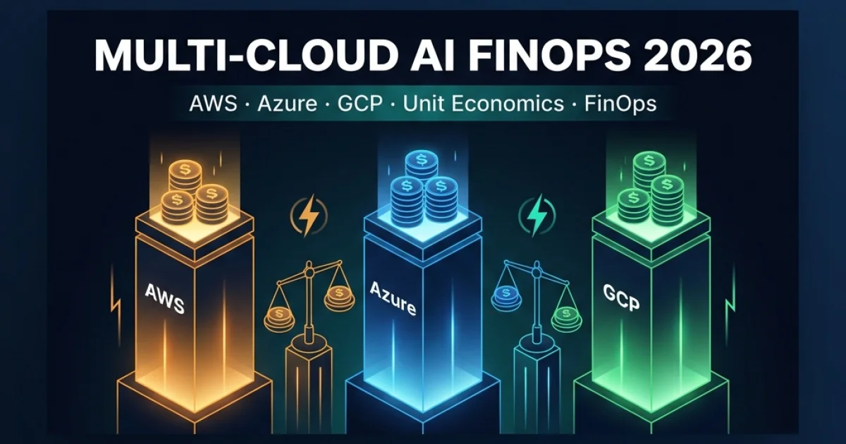 Multi-Cloud AI FinOps 2026: Unit Economics Across AWS, Azure, and Google Cloud