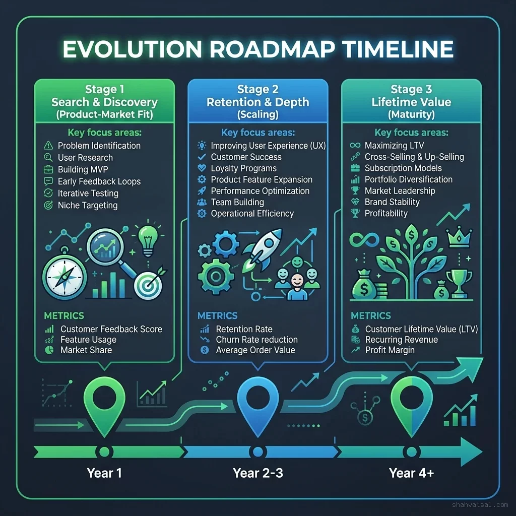 North Star Metric Evolution Roadmap Blueprint