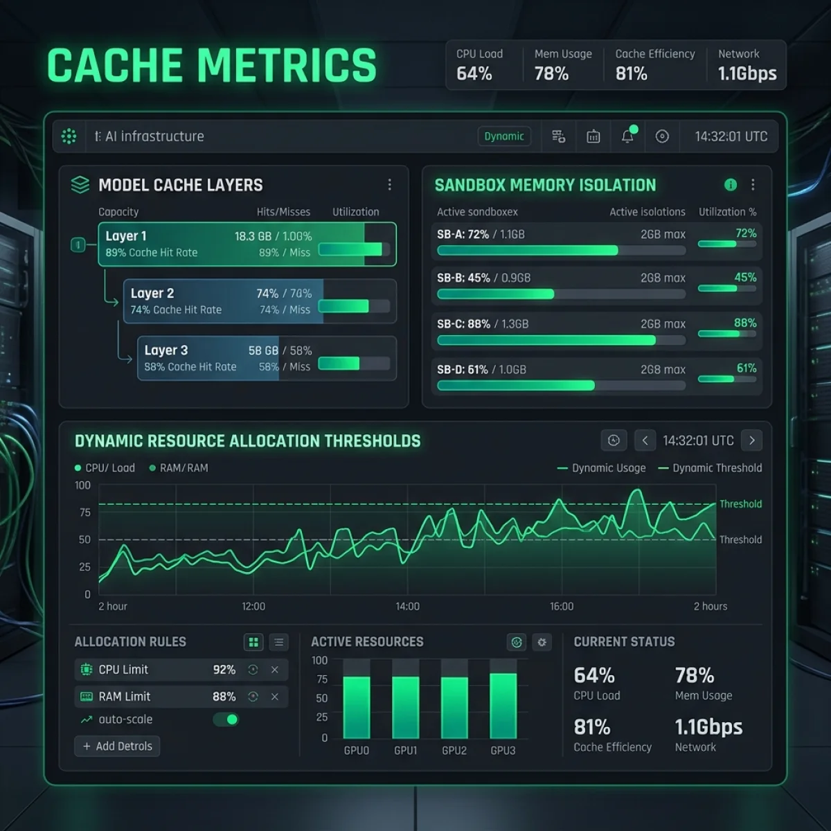 Wasm Runtime Resource Caching Dashboard