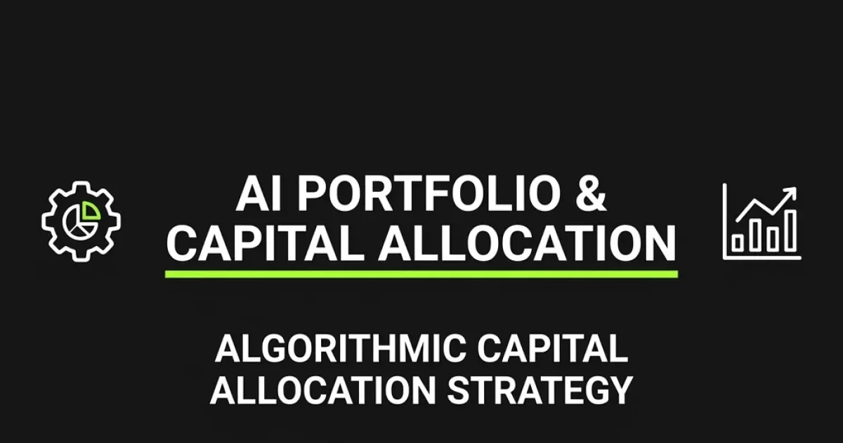 Designing AI Portfolio Management Engines: Algorithmic Capital Allocation Strategy for Enterprise Engineering