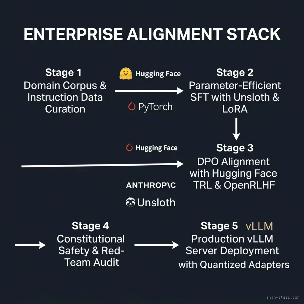 Enterprise Model Alignment Stack Diagram