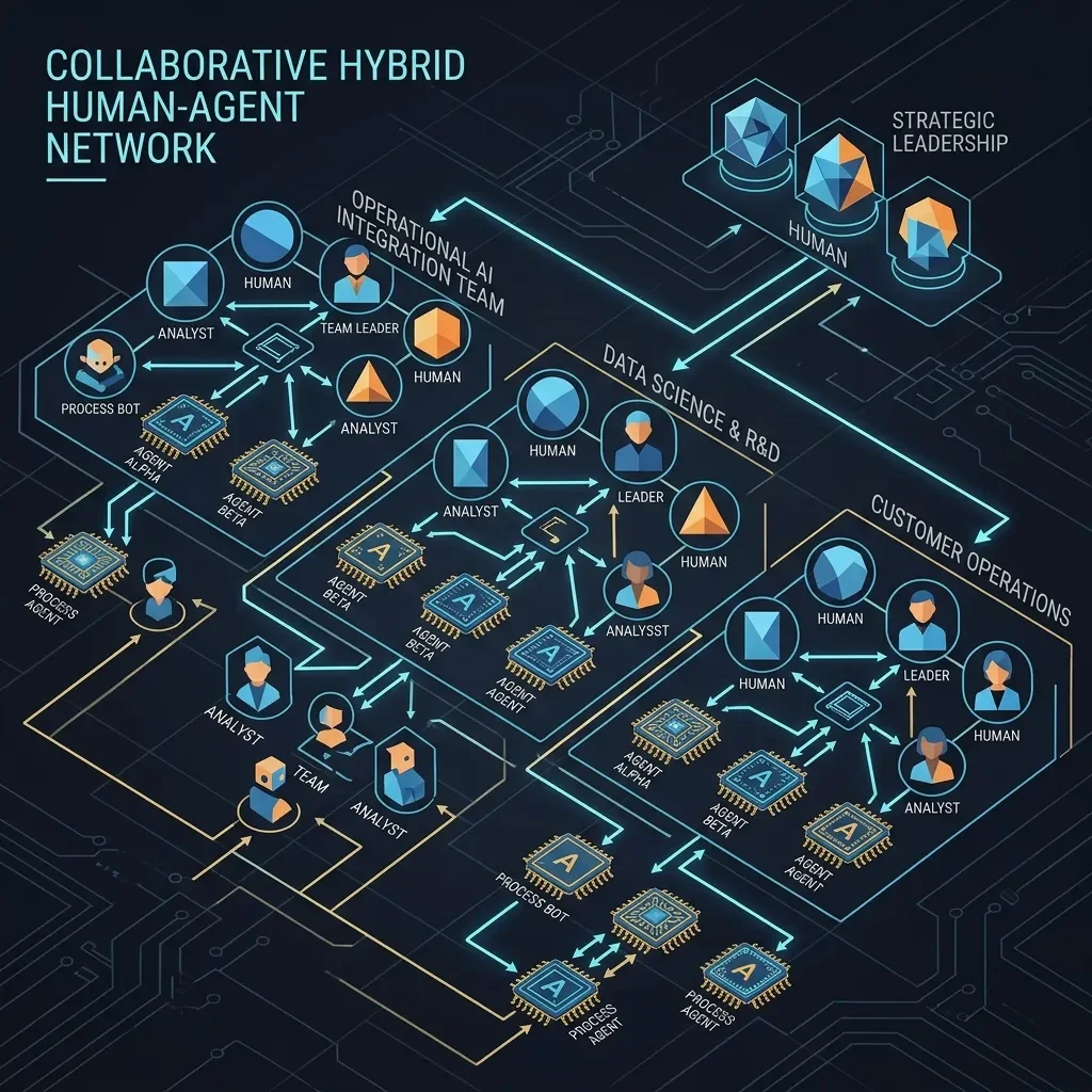 Synthetic Staffing - Orchestrating Hybrid Human-Agent Workforce Topologies