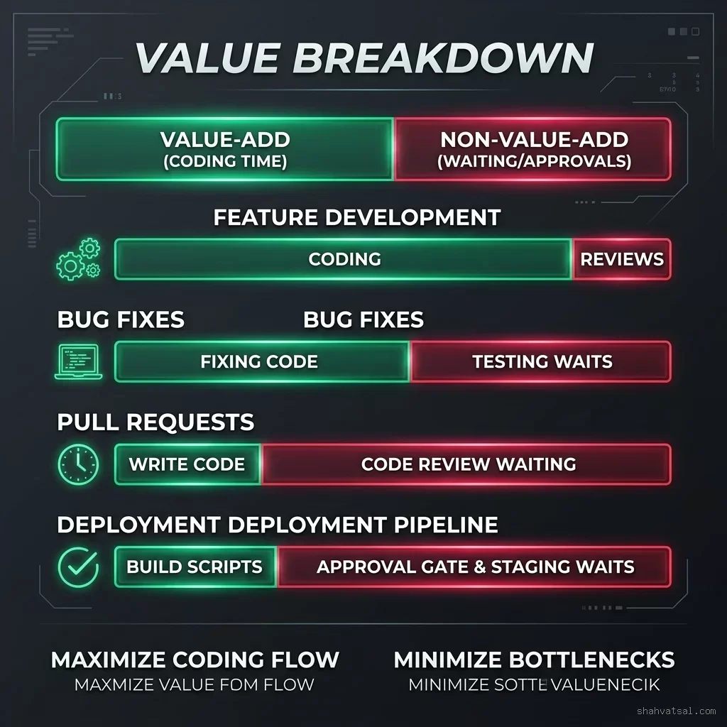 Value-Add vs Non-Value-Add Breakdown