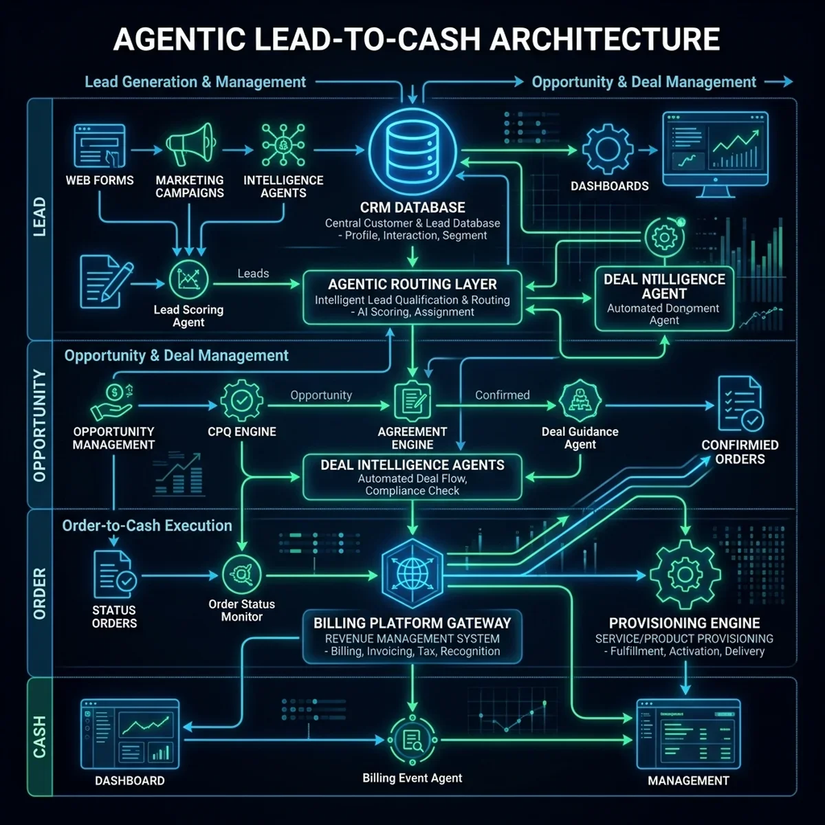 Lead-to-Cash Agentic Architecture