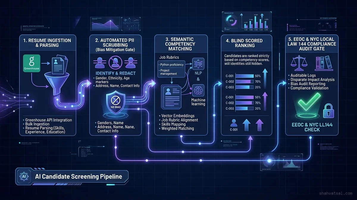 Candidate Screening and Bias Mitigation Pipeline