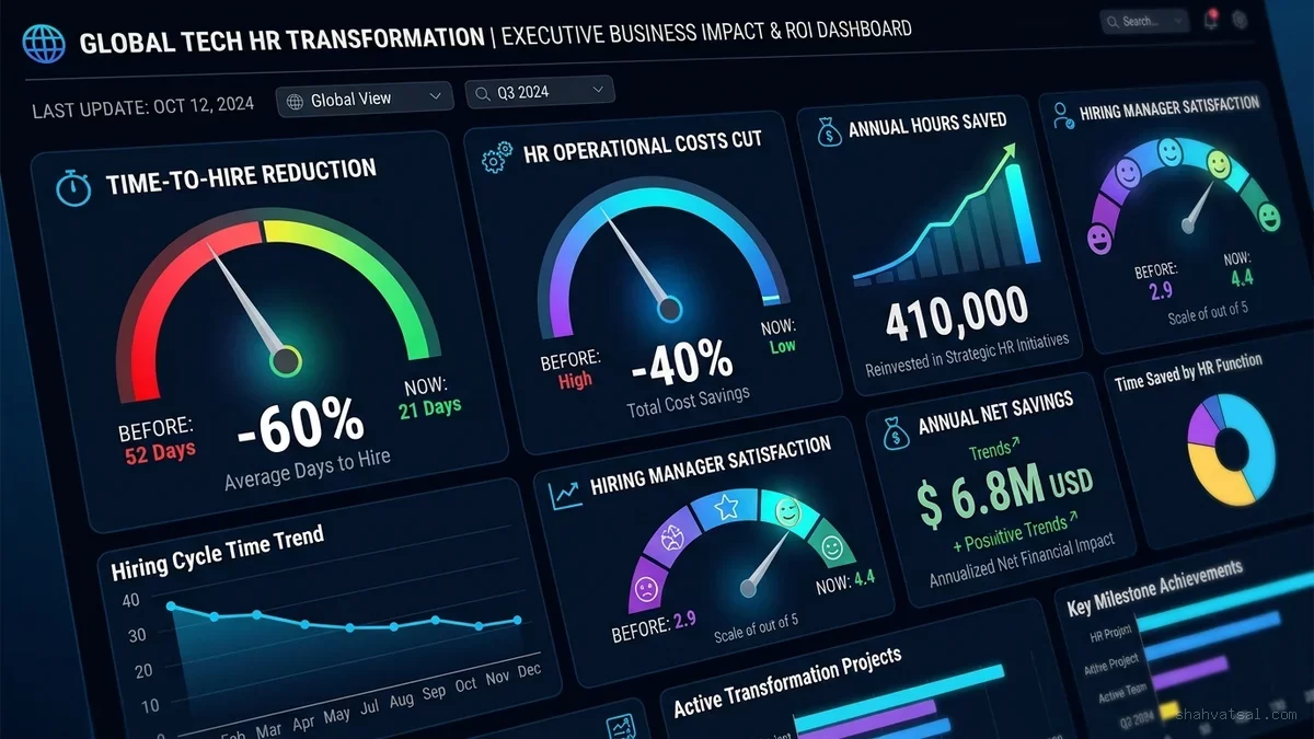 Talent Intelligence Impact & ROI Dashboard