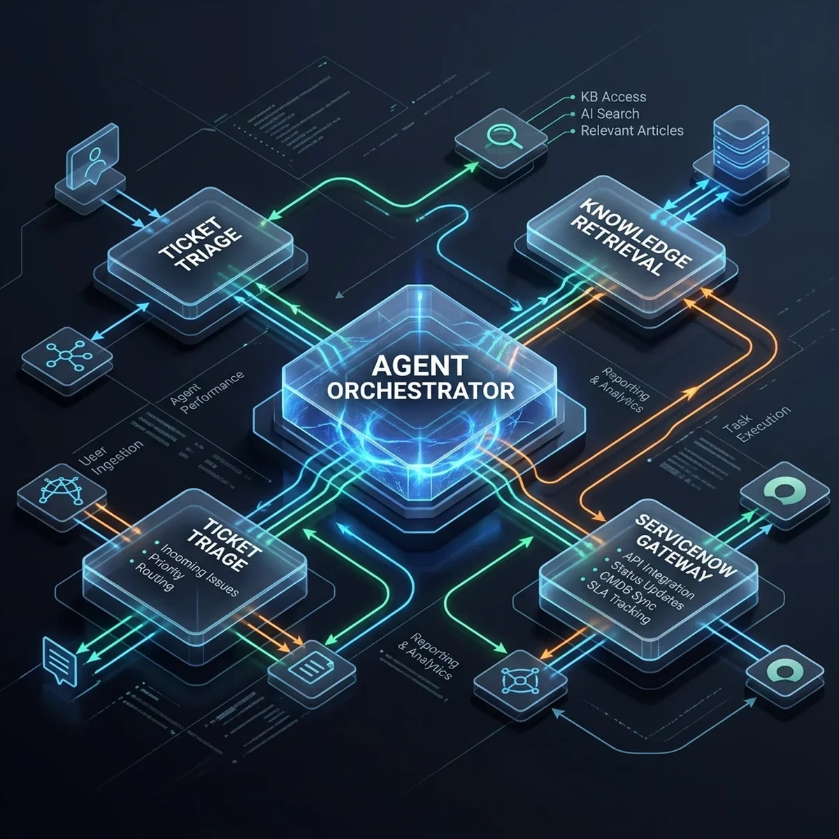 ITSM Multi-Agent Architecture