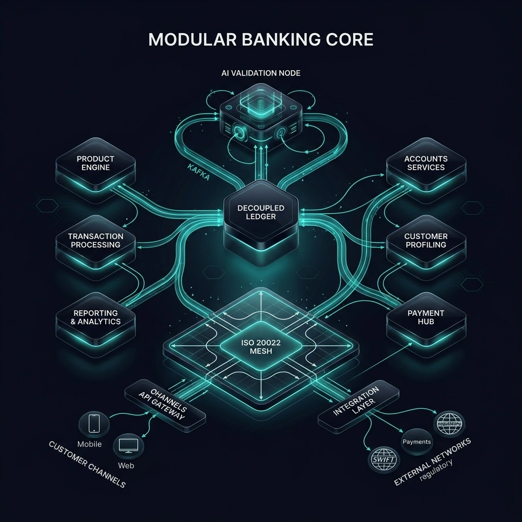 The Legacy Monolith vs. Modular Core Architecture