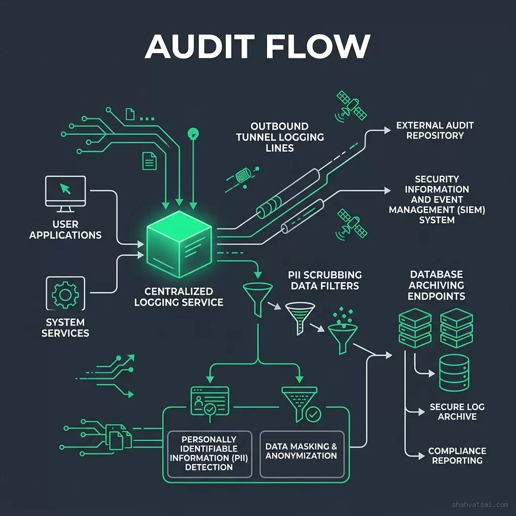 Observability and Audit Trail Flow