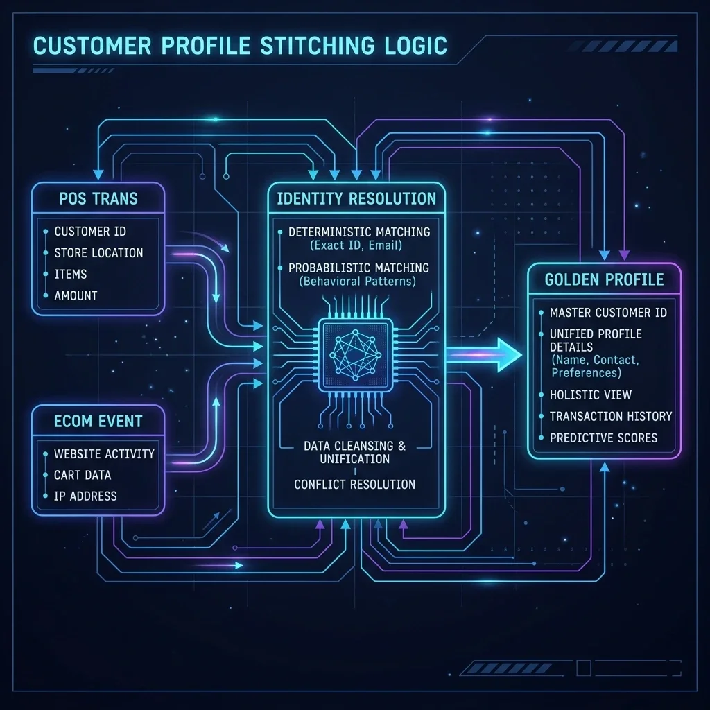 Data Flow Stitching Diagram