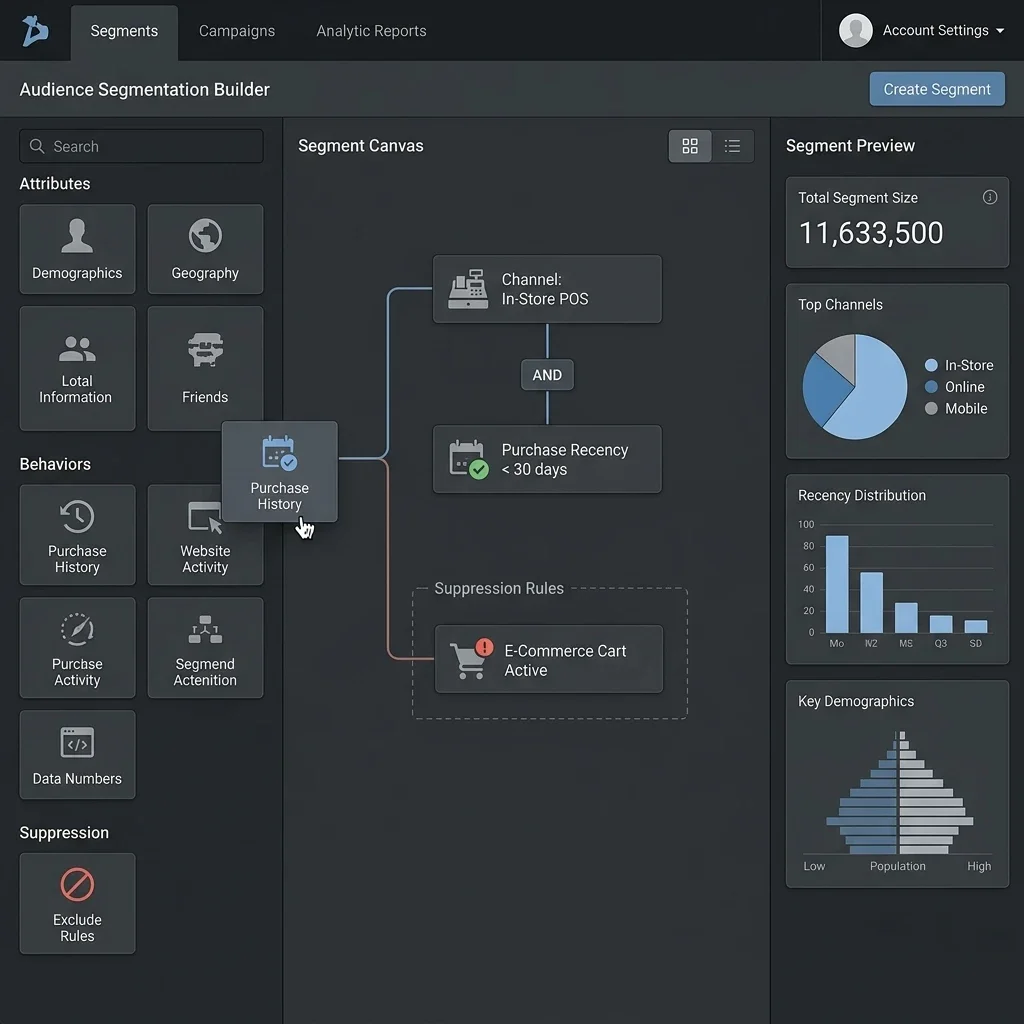 Audience Builder Segment Logic