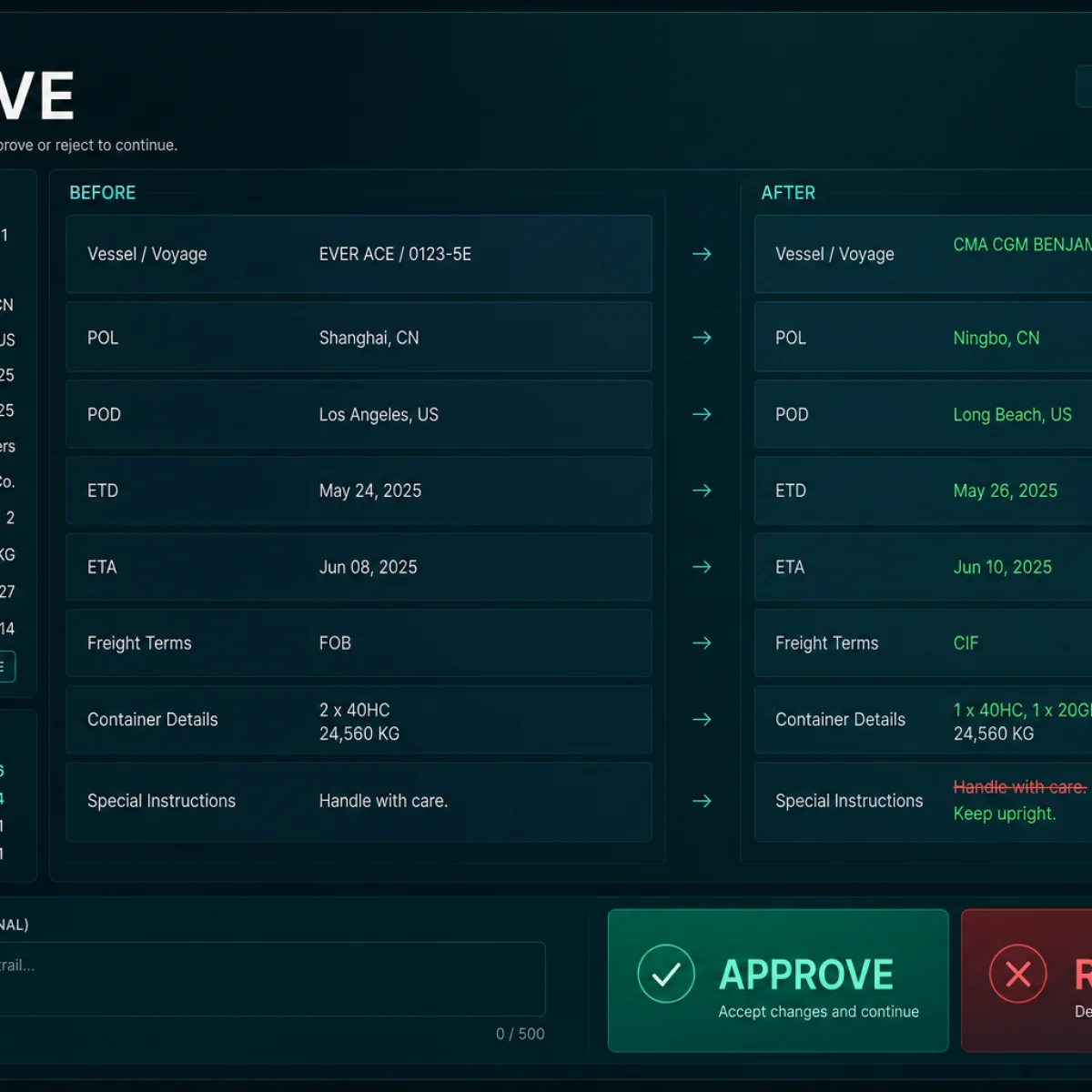 HITL approval console