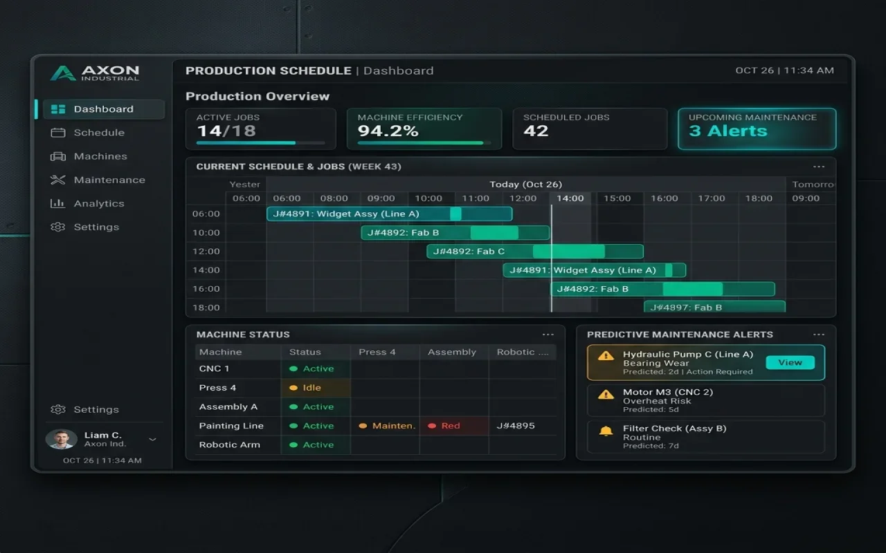Production Schedule UI