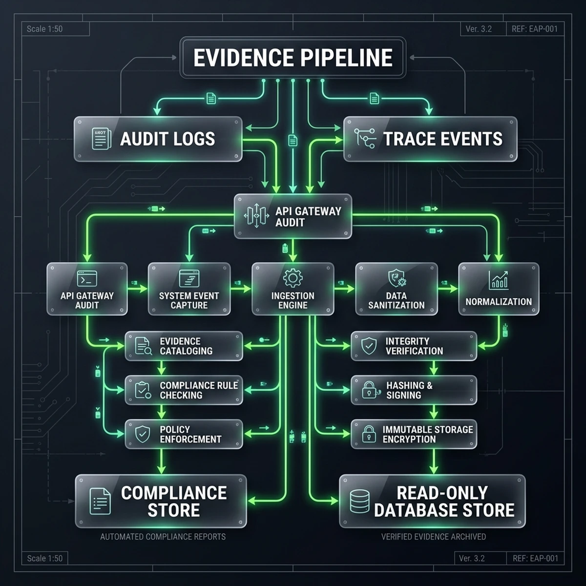 SOC 2 Evidence Pipeline Workflow