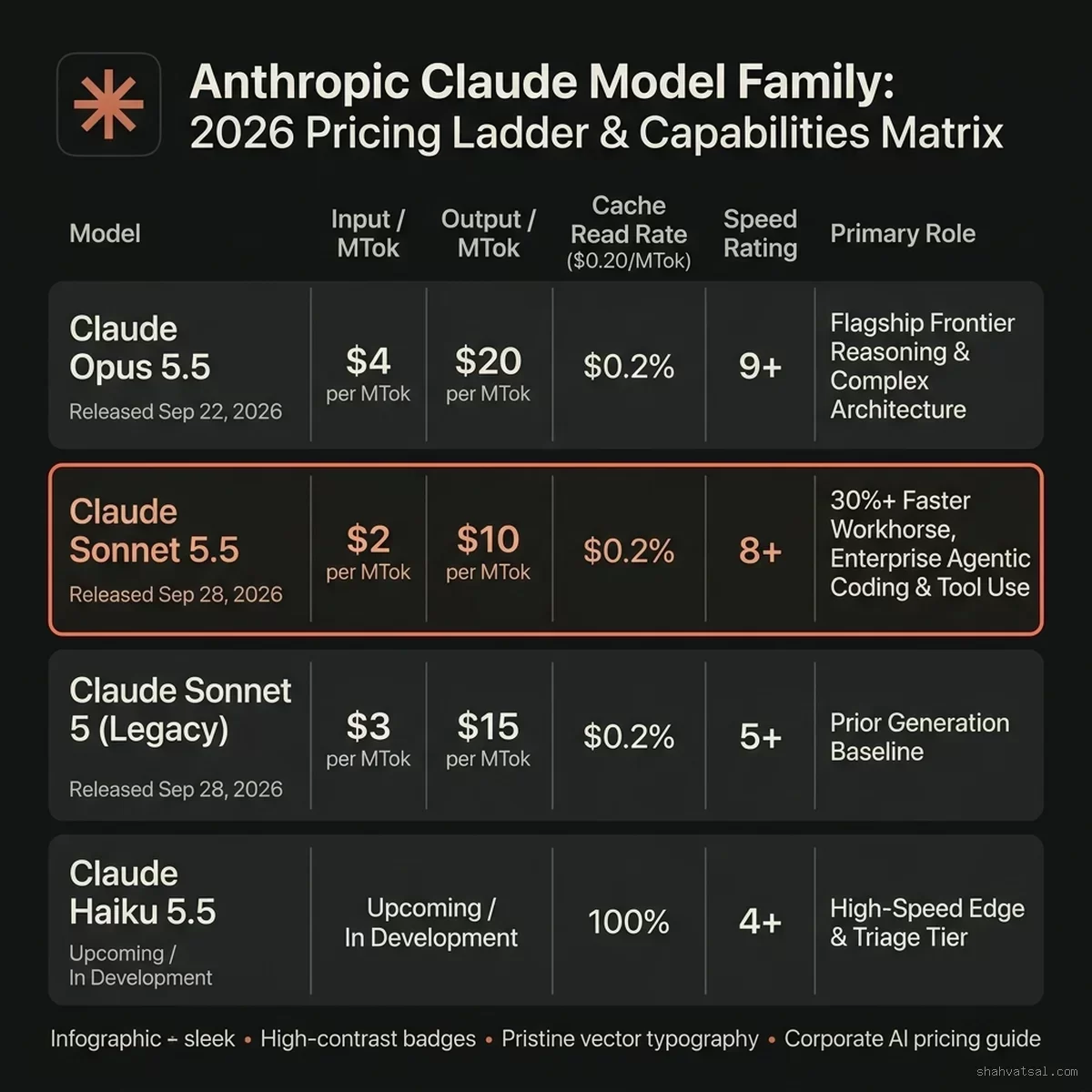 Anthropic Claude Model Family: 2026 Pricing Ladder & Capabilities Matrix