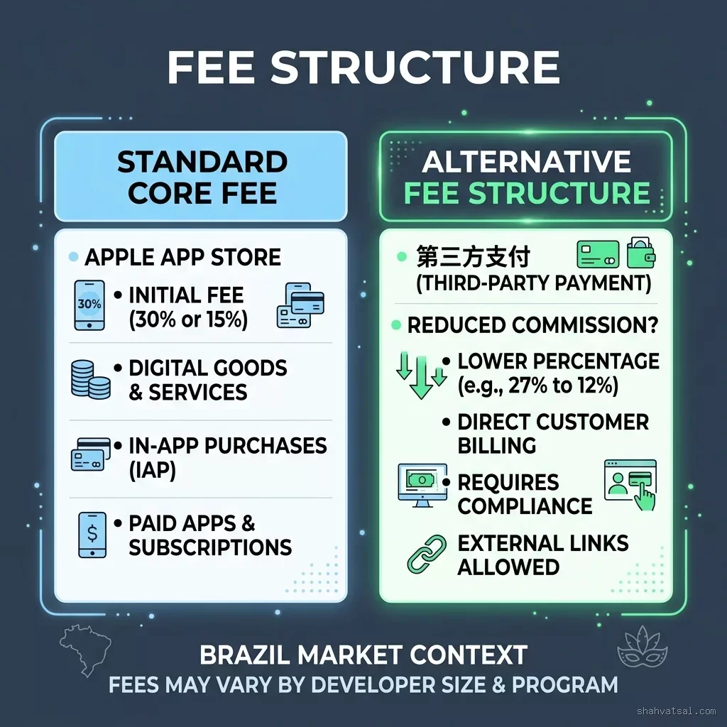Brazil alternative payments fee structure comparison