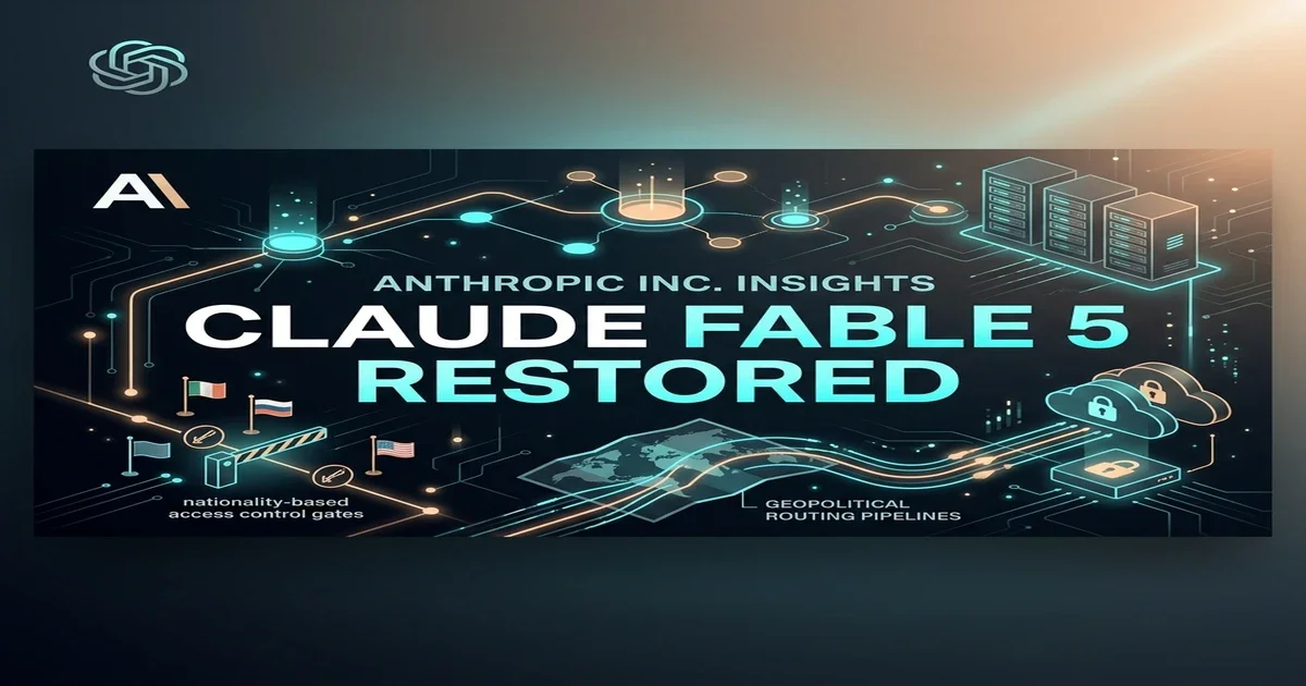 [Breaking]: Claude Fable 5 Restored - Nationality Controls, Fallback Surge, and Mythos 5 Still Dark