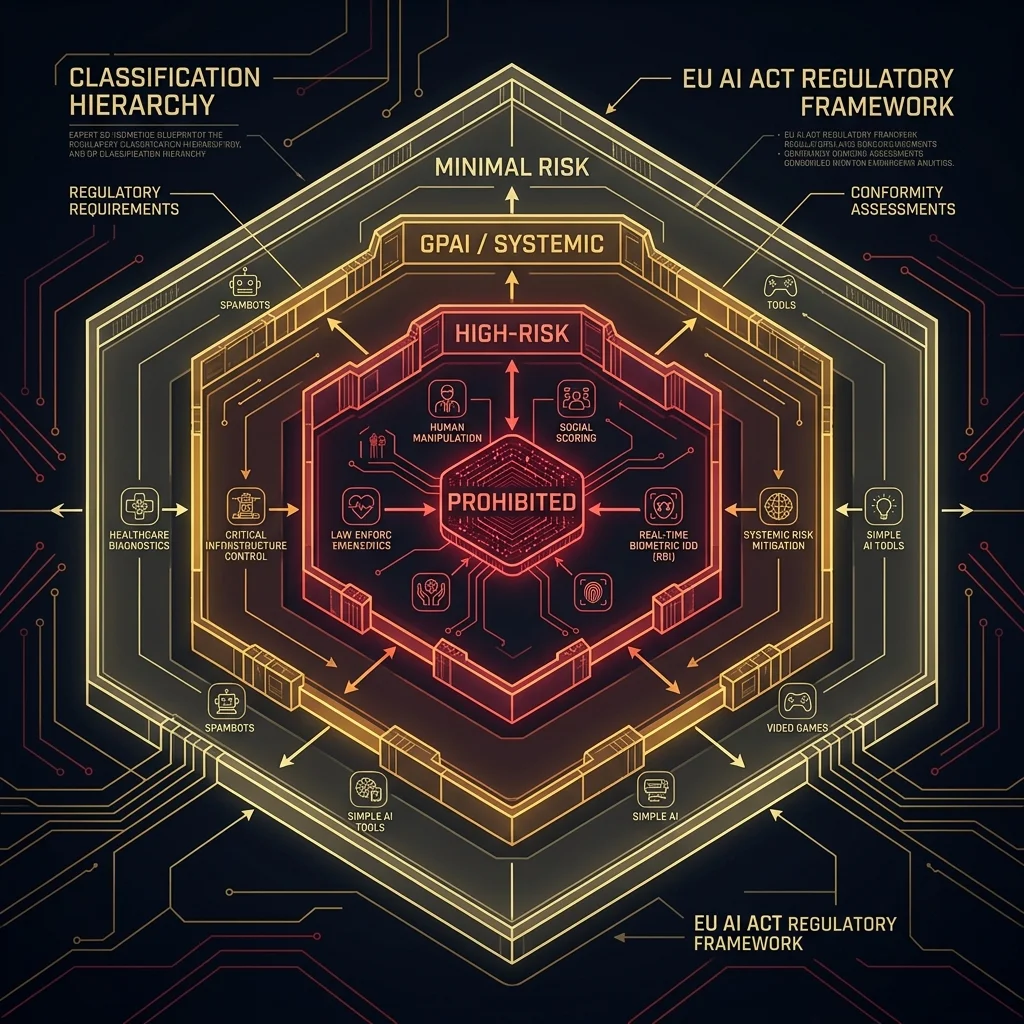 EU AI Act Risk Classification Hierarchy — Vatsal Shah — 2026
