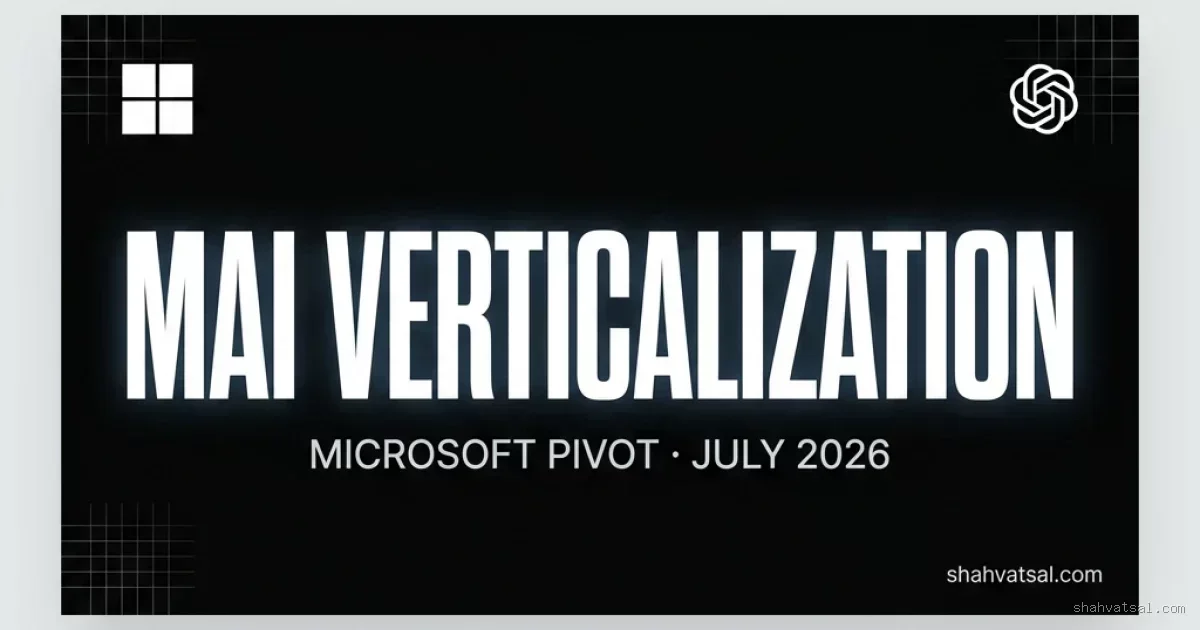 Microsoft Cuts OpenAI and Anthropic Spend, Shifting Copilot Workloads to In-House MAI Models