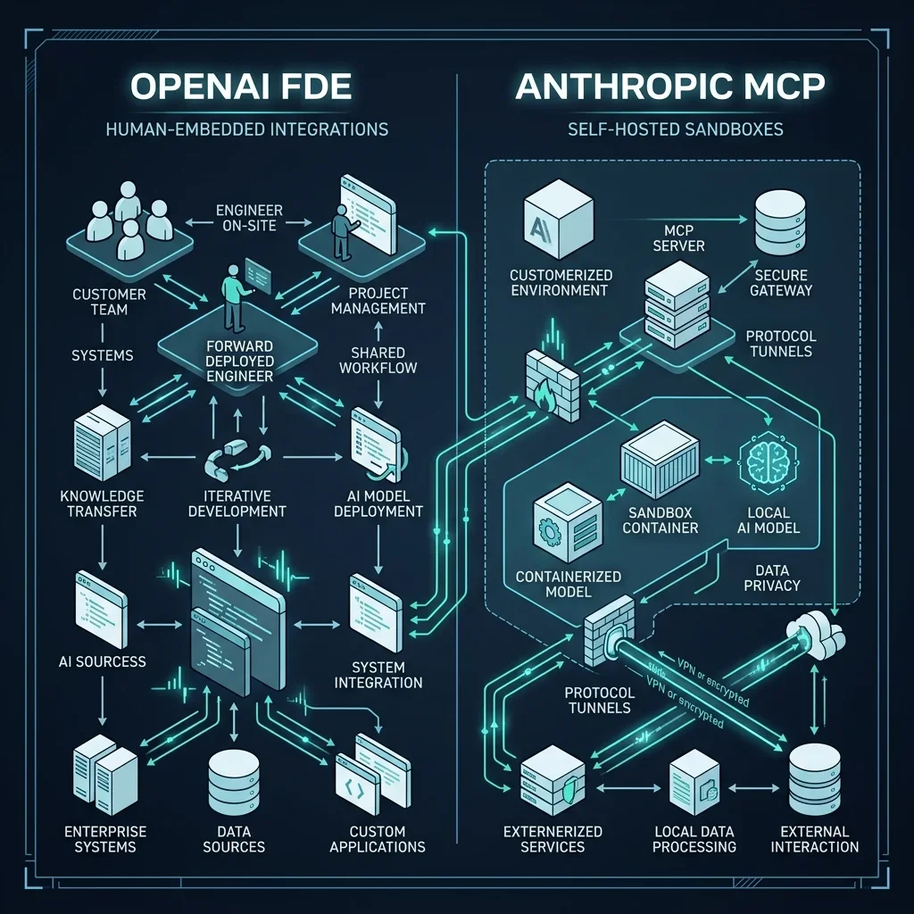 OpenAI FDE vs Anthropic MCP Deployment Models