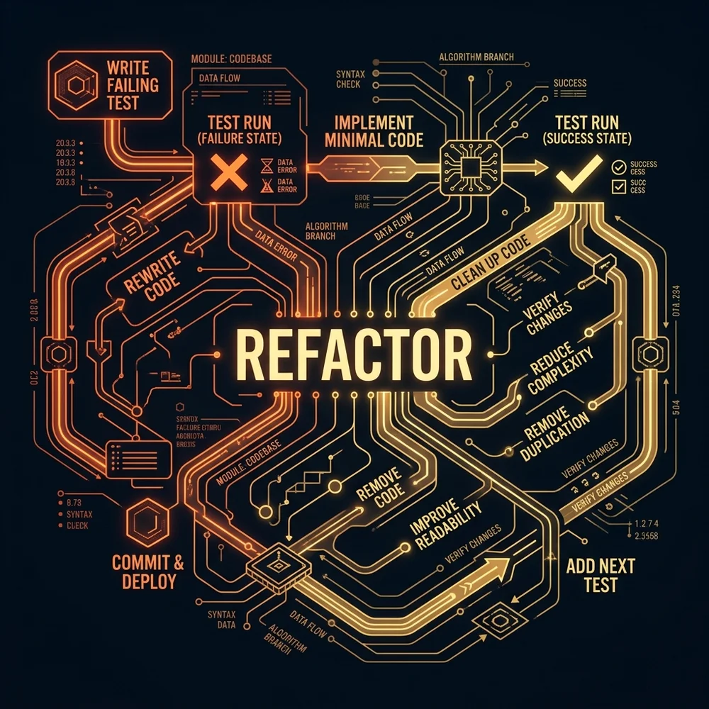 Red-Green-Refactor Paths — Red-Green-Refactor Flow