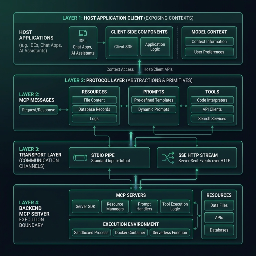 System Architecture Diagram — Model Context Protocol Abstraction Layers