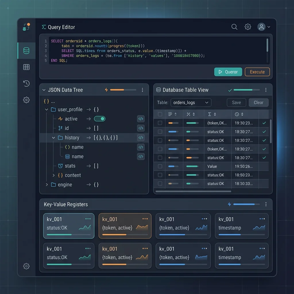 Database State Query Console UI