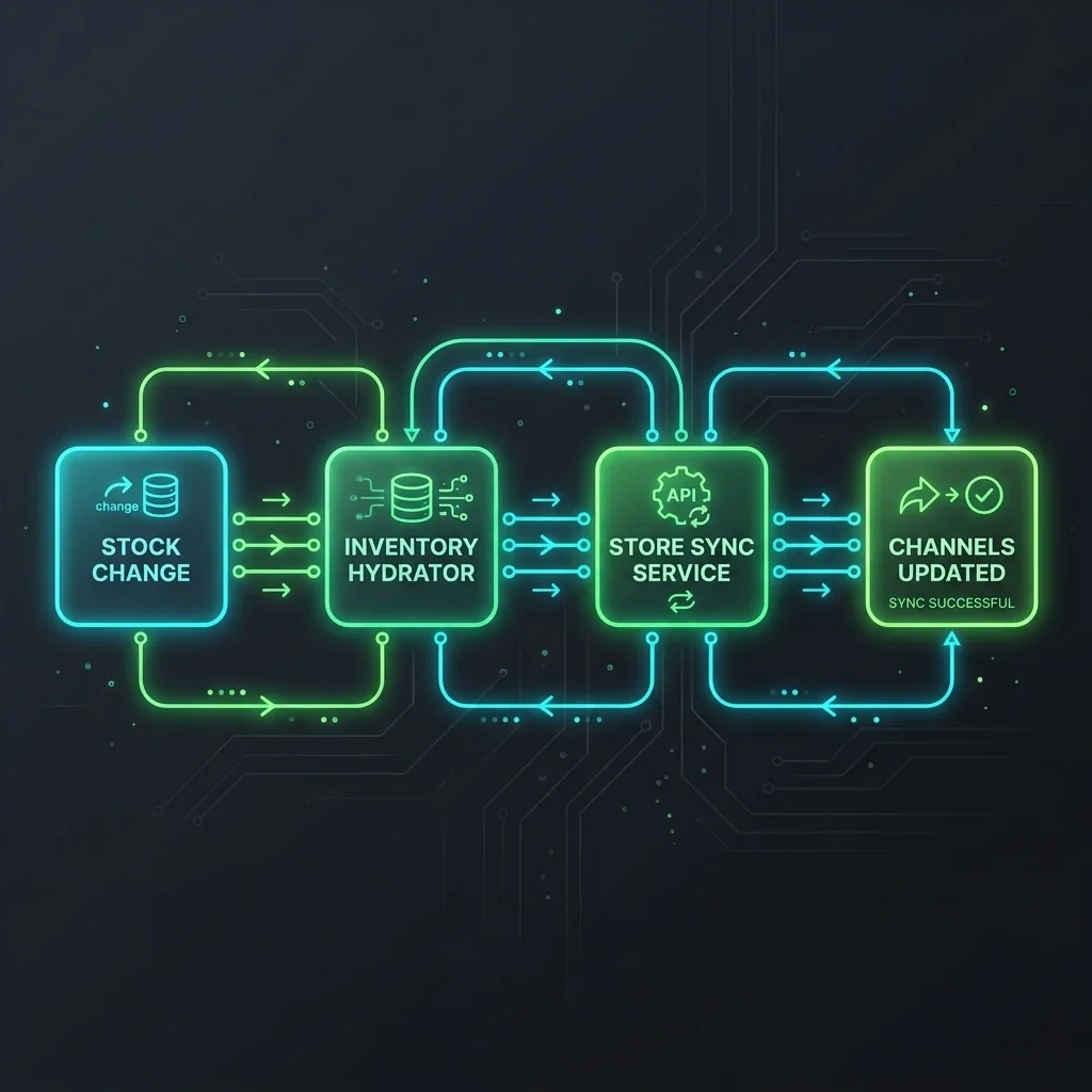 Inventory Synchronizer Flow Process Flow