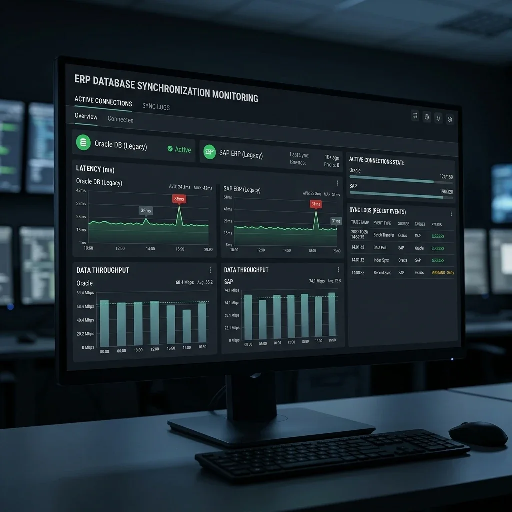 ERP Status Monitor Screenshot
