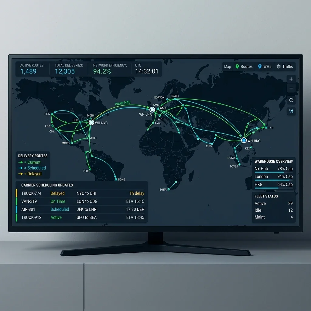 Dynamic Vendor Routing Screenshot